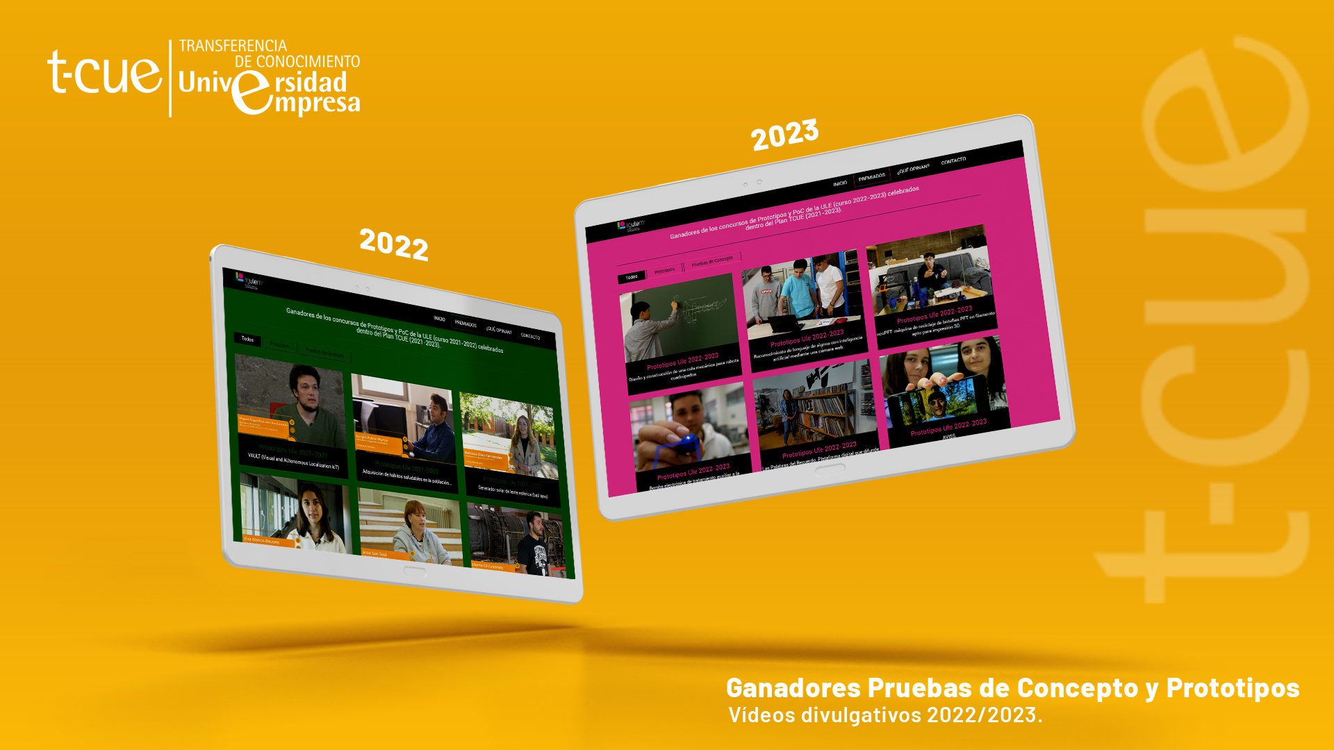 Ganadores de pruebas de concepto y prototipos 2022-2023